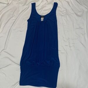 Taboo Deep Blue Sleeveless Dress
